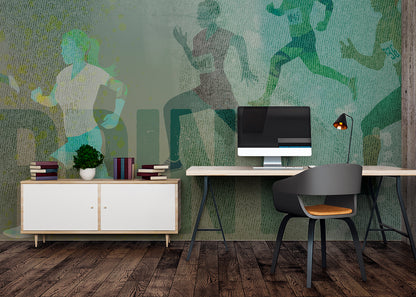 Sprint Mural - Gray