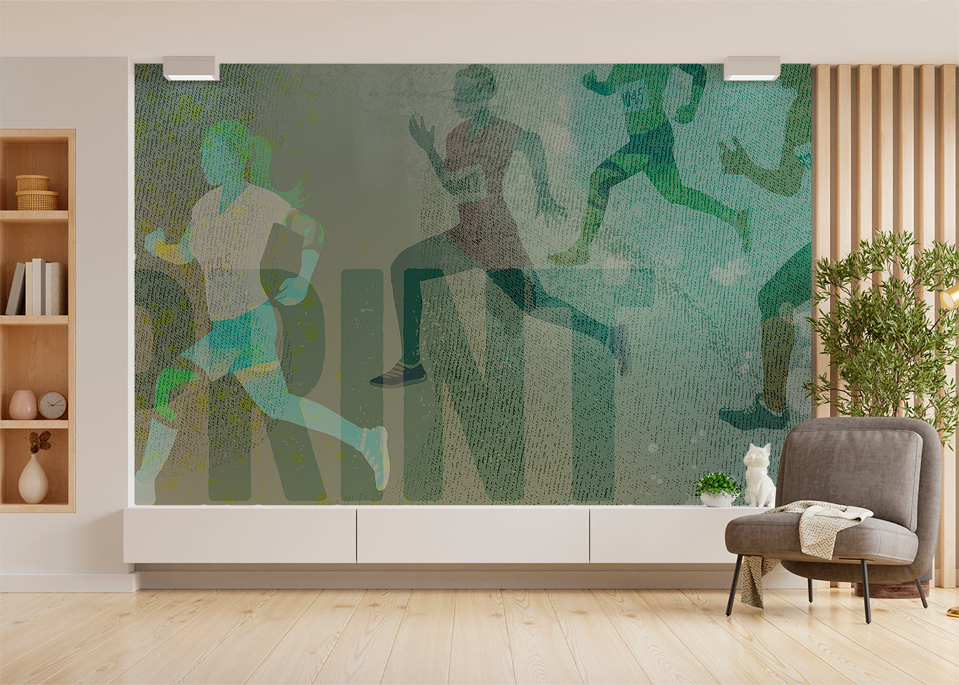 Sprint Mural - Gray