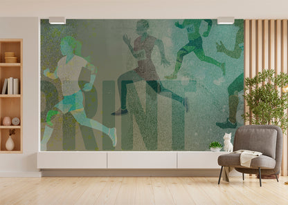 Sprint Mural - Gray