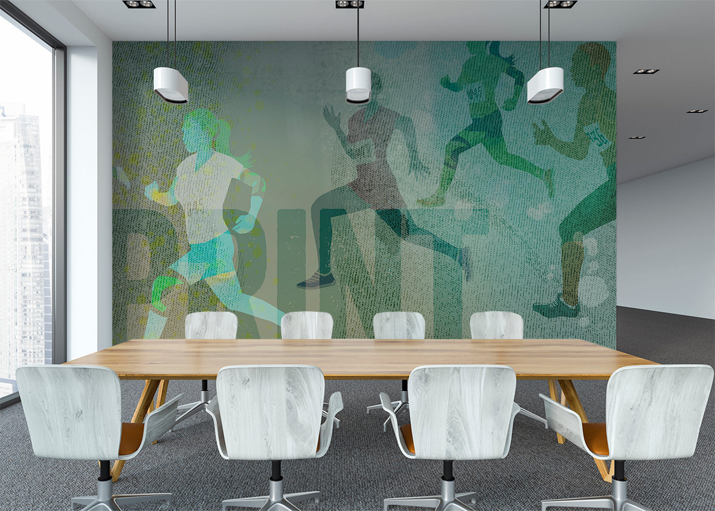 Sprint Mural - Gray