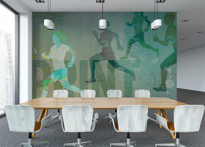 Sprint Mural - Gray