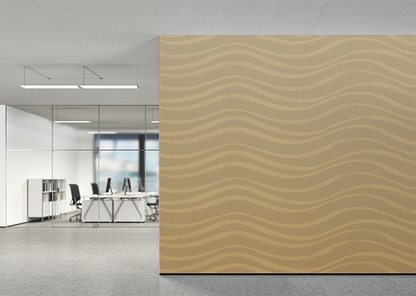 Wave Wall 2 - Golden Waves