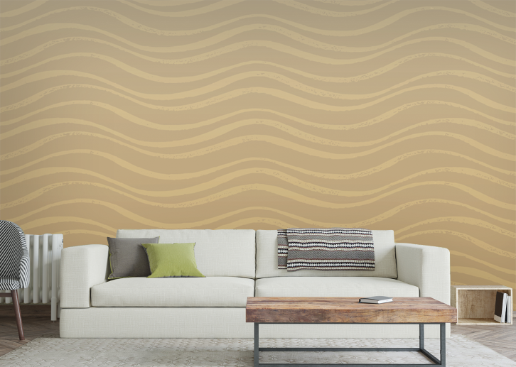 Wave Wall 2 - Golden Waves
